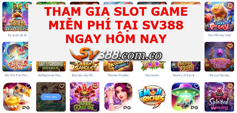 trò chơi slot game Lion tại sv388